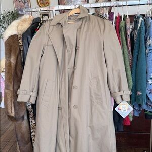 Vintage Trench As Is With Tags